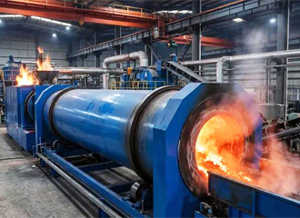 Horno rotatorio de carbón activado