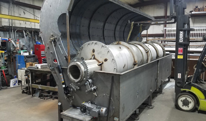 Horno rotatorio de calentamiento indirecto